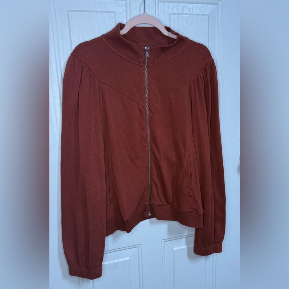 Banana Republic Factory Rust Bomber Jacket